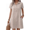 Light Brown White Stripe