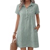 Light Green White Stripe