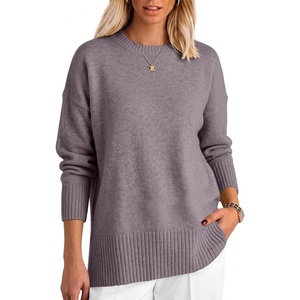 image:imageANRABESS Oversized Sweaters for Women Batwing Fall OutfitsNutmeg