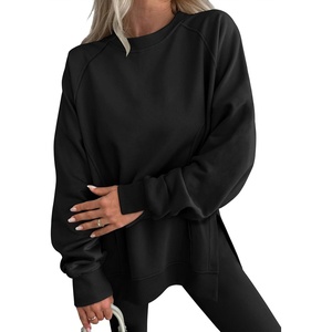 image:imageANRABESS Oversized Sweatshirt for Women Fleece Fall OutfitsBlack