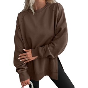 image:imageANRABESS Oversized Sweatshirt for Women Fleece Fall OutfitsCoffee