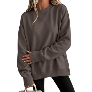 image:imageANRABESS Sweatshirt for Women Crewneck Fleece 2026 Fall OutfitsCamel