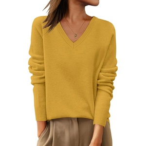 image:imageANRABESS Women 100 Wool Long Sleeve Sweaters Fall Business Casual Outfits