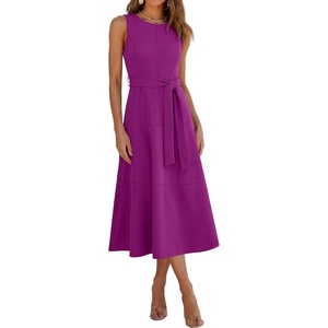 image:imageANRABESS Women Formal Sleeveless Midi DressFuchsia
