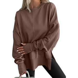 image:imageANRABESS Women Oversized Sweatshirts Fall Outfits with ThumbholeDeep Brown