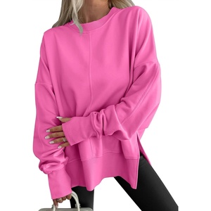 image:imageANRABESS Women Oversized Sweatshirts Fall Outfits with ThumbholeHot Pink