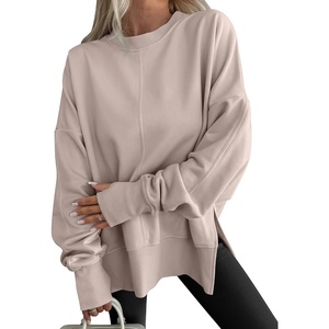 image:imageANRABESS Women Oversized Sweatshirts Fall Outfits with ThumbholeLight Khaki