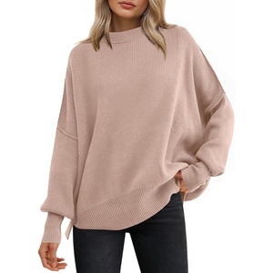 image:imageANRABESS Womens Oversized Knit Sweaters 2026 Fall OutfitsBlush