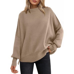 image:imageANRABESS Womens Oversized Knit Sweaters 2026 Fall OutfitsBright Tan