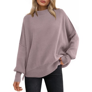 image:imageANRABESS Womens Oversized Knit Sweaters 2026 Fall OutfitsMauve