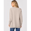 image:imageANRABESS Cardigan Sweater for Women Button Up 2026 Fall OutfitsAlmond