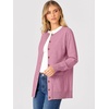 image:imageANRABESS Cardigan Sweater for Women Button Up 2026 Fall OutfitsCoral Pink