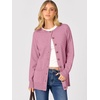 image:imageANRABESS Cardigan Sweater for Women Button Up 2026 Fall OutfitsCoral Pink