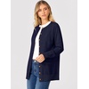 image:imageANRABESS Cardigan Sweater for Women Button Up 2026 Fall OutfitsNavy Blue