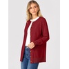image:imageANRABESS Cardigan Sweater for Women Button Up 2026 Fall OutfitsRed