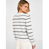image:imageANRABESS Cardigan Sweaters for Women Button Up 2026 Fall OutfitsBlack White Stripe