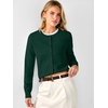 image:imageANRABESS Cardigan Sweaters for Women Button Up 2026 Fall OutfitsDark Green