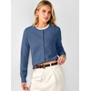 image:imageANRABESS Cardigan Sweaters for Women Button Up 2026 Fall OutfitsDeep Blue