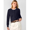 image:imageANRABESS Cardigan Sweaters for Women Button Up 2026 Fall OutfitsNavy Blue