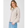 image:imageANRABESS Cardigan Sweaters for Women Loose Fit Button Down Puff SleeveBeige