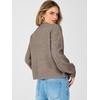 image:imageANRABESS Cardigan Sweaters for Women Loose Fit Button Down Puff SleeveLight Camel