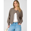 image:imageANRABESS Cardigan Sweaters for Women Loose Fit Button Down Puff SleeveLight Camel