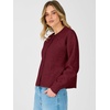 image:imageANRABESS Cardigan Sweaters for Women Loose Fit Button Down Puff SleeveRed