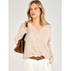 image:imageANRABESS Cardigan Sweaters for Women Oversized Crop 2026 Fall OutfitsApricot