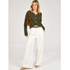 image:imageANRABESS Cardigan Sweaters for Women Oversized Crop 2026 Fall OutfitsArmy Green