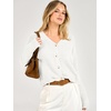 image:imageANRABESS Cardigan Sweaters for Women Oversized Crop 2026 Fall OutfitsWhite