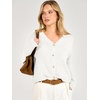 image:imageANRABESS Cardigan Sweaters for Women Oversized Crop 2026 Fall OutfitsWhite