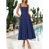 image:imageANRABESS Cocktail Dresses for Women Square NeckNavy Blue