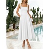 image:imageANRABESS Cocktail Dresses for Women Square NeckWhite