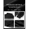 image:imageANRABESS Fall Dresses for Women Puff Long Sleeve Mini Sweater Dress BodyconBlack