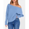 image:imageANRABESS Off The Shoulder Sweater Oversized Fall Going Out TopsSky