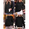 image:imageANRABESS Sweaters for Women Oversized Cable Knit Pullover Fall OutfitsBlack