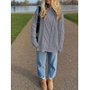 image:imageANRABESS Sweaters for Women Oversized Cable Knit Pullover Fall OutfitsDeep Grey
