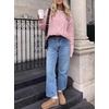 image:imageANRABESS Sweaters for Women Oversized Cable Knit Pullover Fall OutfitsLight Pink