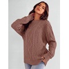 image:imageANRABESS Sweaters for Women Oversized Cable Knit Pullover Fall OutfitsOrange