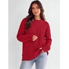 image:imageANRABESS Sweaters for Women Oversized Cable Knit Pullover Fall OutfitsRed