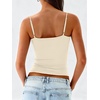 image:imageANRABESS Tank Tops for Women Summer Double Lined Sleeveless TopBeige