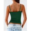 image:imageANRABESS Tank Tops for Women Summer Double Lined Sleeveless TopDark Green