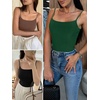 image:imageANRABESS Tank Tops for Women Summer Double Lined Sleeveless TopDark Green