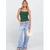image:imageANRABESS Tank Tops for Women Summer Double Lined Sleeveless TopDark Green