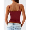 image:imageANRABESS Tank Tops for Women Summer Double Lined Sleeveless TopDeep Red