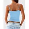 image:imageANRABESS Tank Tops for Women Summer Double Lined Sleeveless TopLight Blue