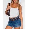 image:imageANRABESS Tank Tops for Women Summer Double Lined Sleeveless TopWhite