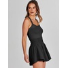 image:imageANRABESS Tennis Dress for Women Athletic Romper One Piece Shorts SummerBlack