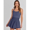 image:imageANRABESS Tennis Dress for Women Athletic Romper One Piece Shorts SummerGray Blue