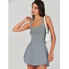 image:imageANRABESS Tennis Dress for Women Athletic Romper One Piece Shorts SummerGrey